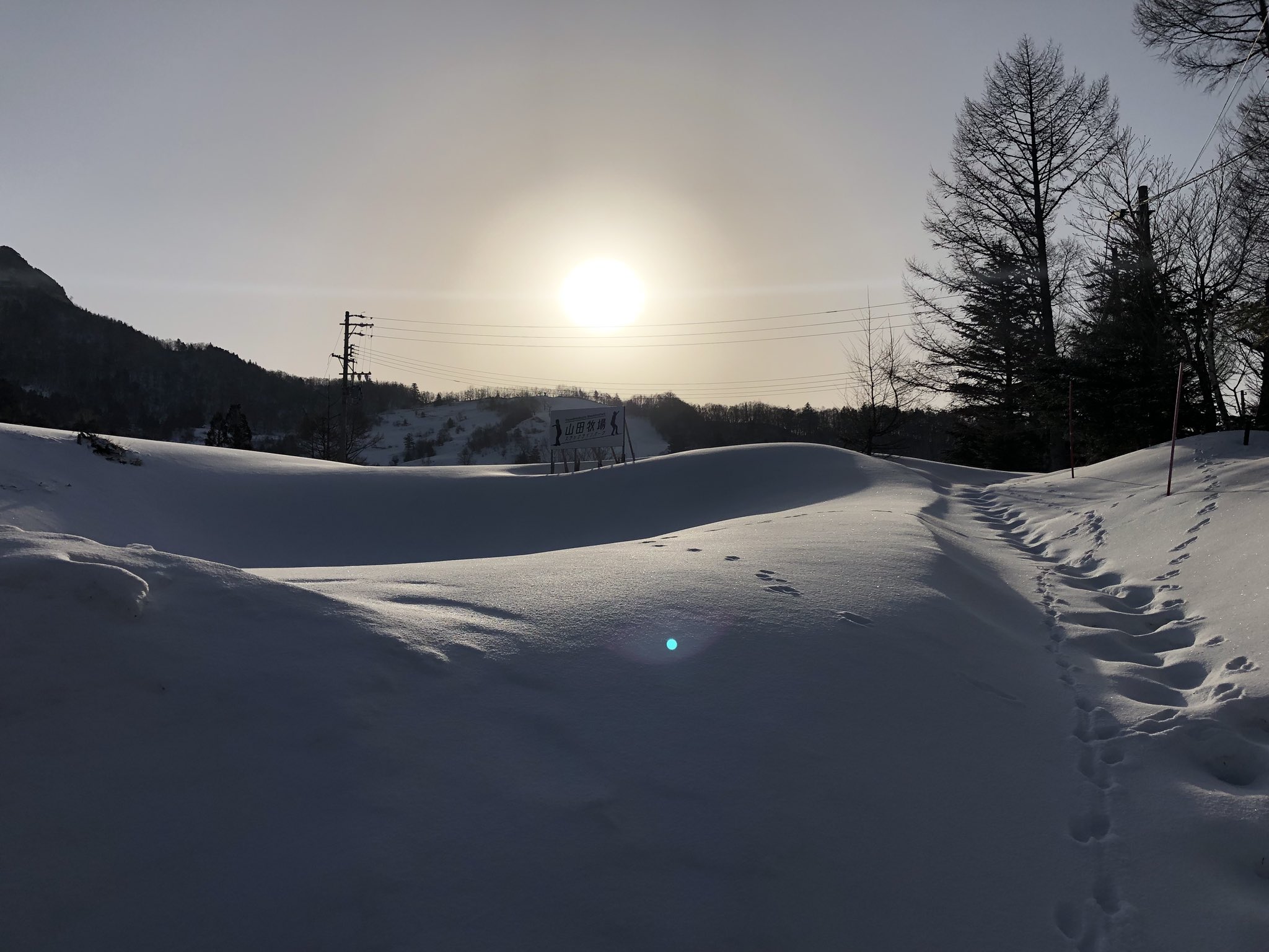 スラックラインパーク（冬季）1