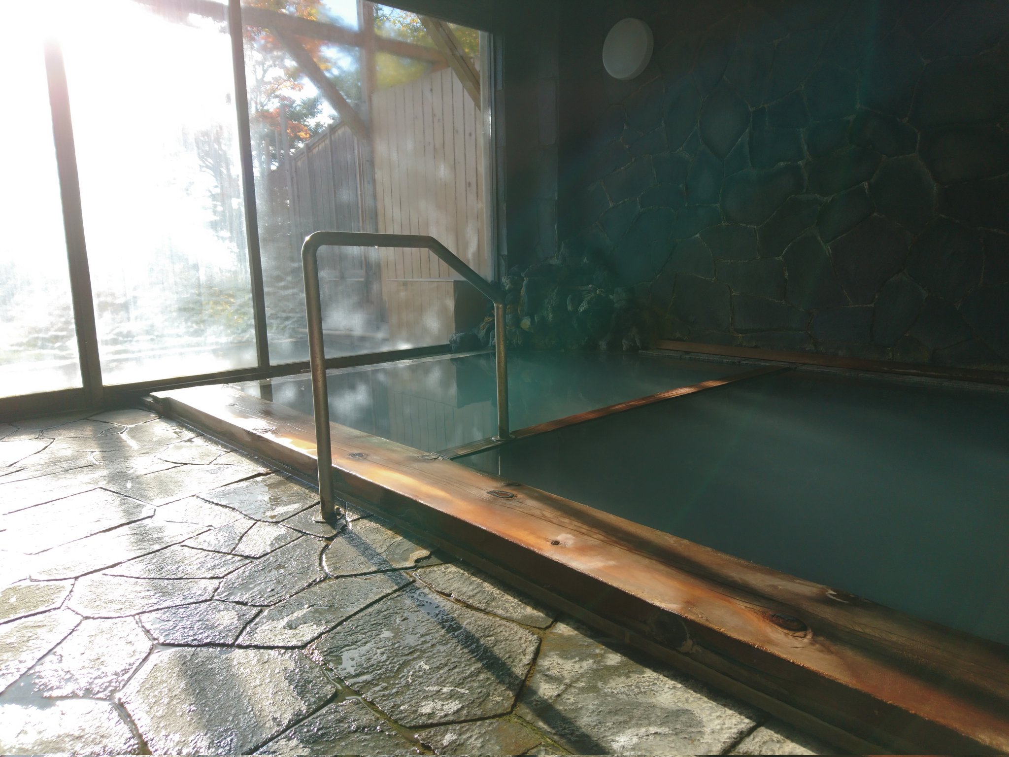 内湯からの眺め