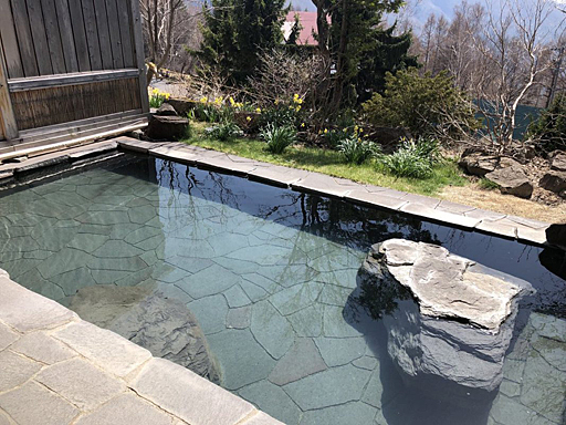 温泉でゆったり