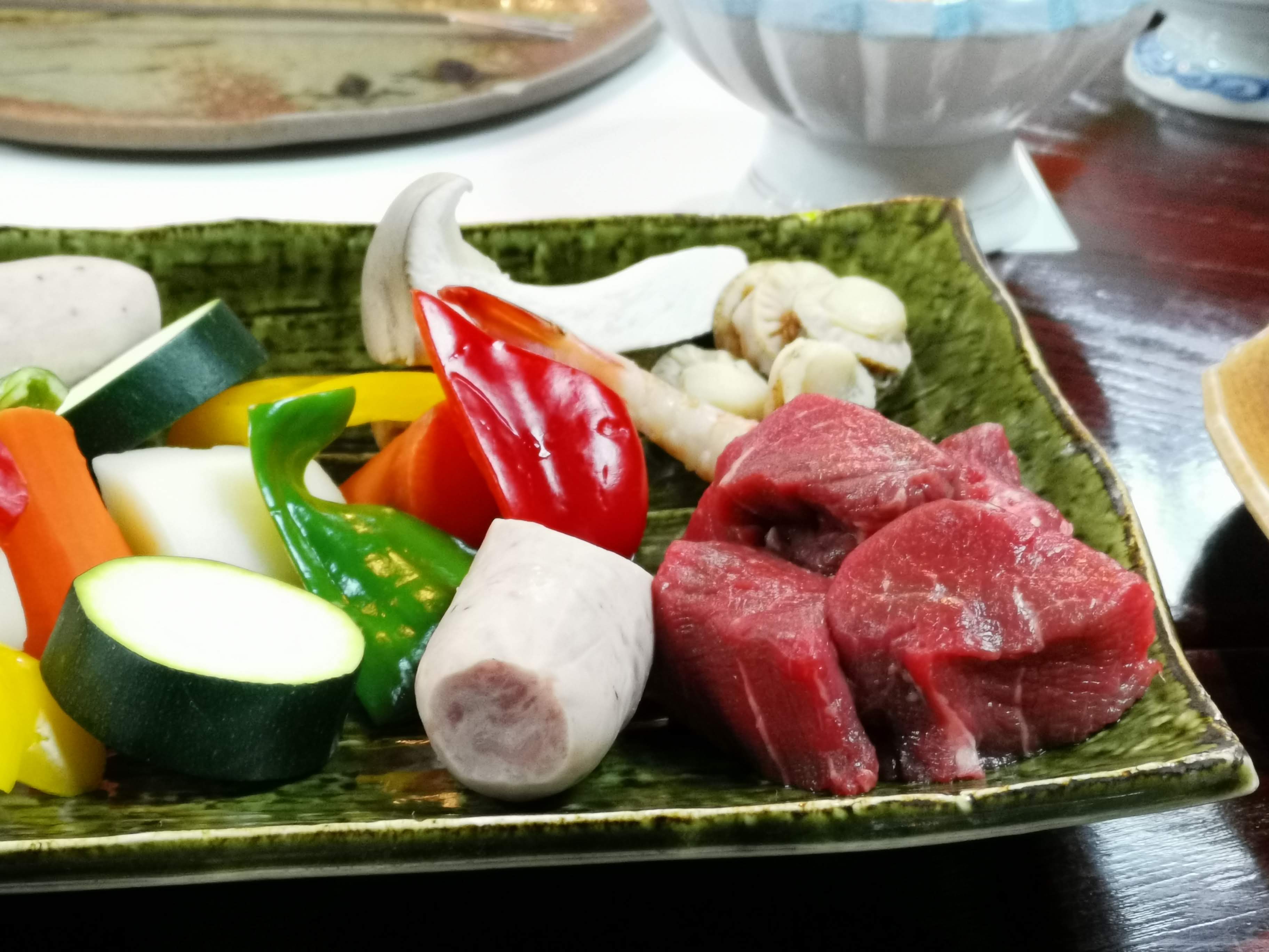 オイルフォンデュの食材